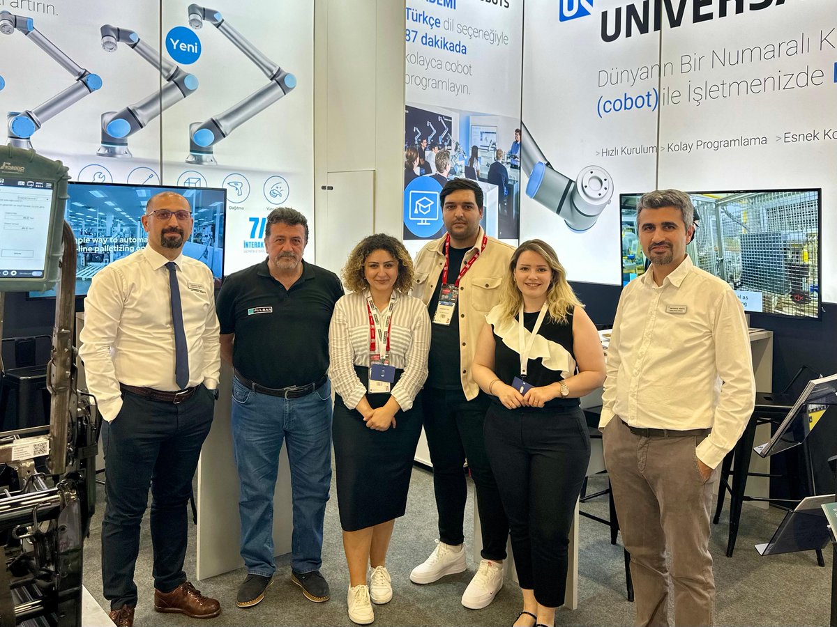 PulsarRobotik's tweet image. 🦾@WINEURASIA&apos;da geleceğin teknolojisini bugün deneyimleyin ve cobot&apos;lar ile üretiminizi bir üst seviyeye taşıyın!

Cobot ile ilgili sorularınızı yanıtlamak ve cobot teknolojisini sizlerle buluşturmak için @Universal_Robot standına bekliyoruz.

#WINeurasia #Cobot #PulsarRobotik