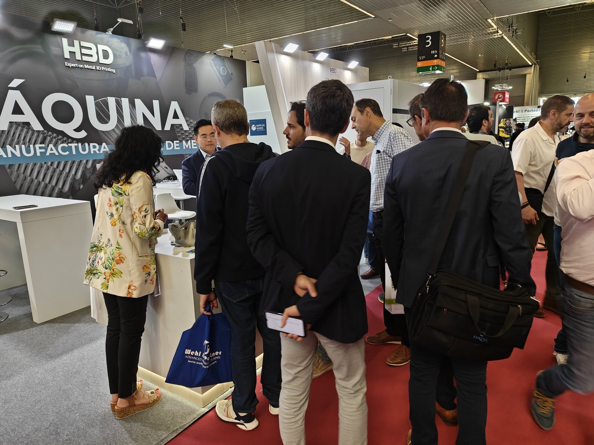 HBDAdditive2015's tweet image. 😘Many thanks to all of you who stopped by our booth during #ADDIT3D to engage with us! We really take pleasure in sharing with you and so much enjoy your enthusiasm! 👏Y esperamos que vernos muy pronto en España.

#HBDAdditiveManufacturing #Spain #Metal3DPrinting