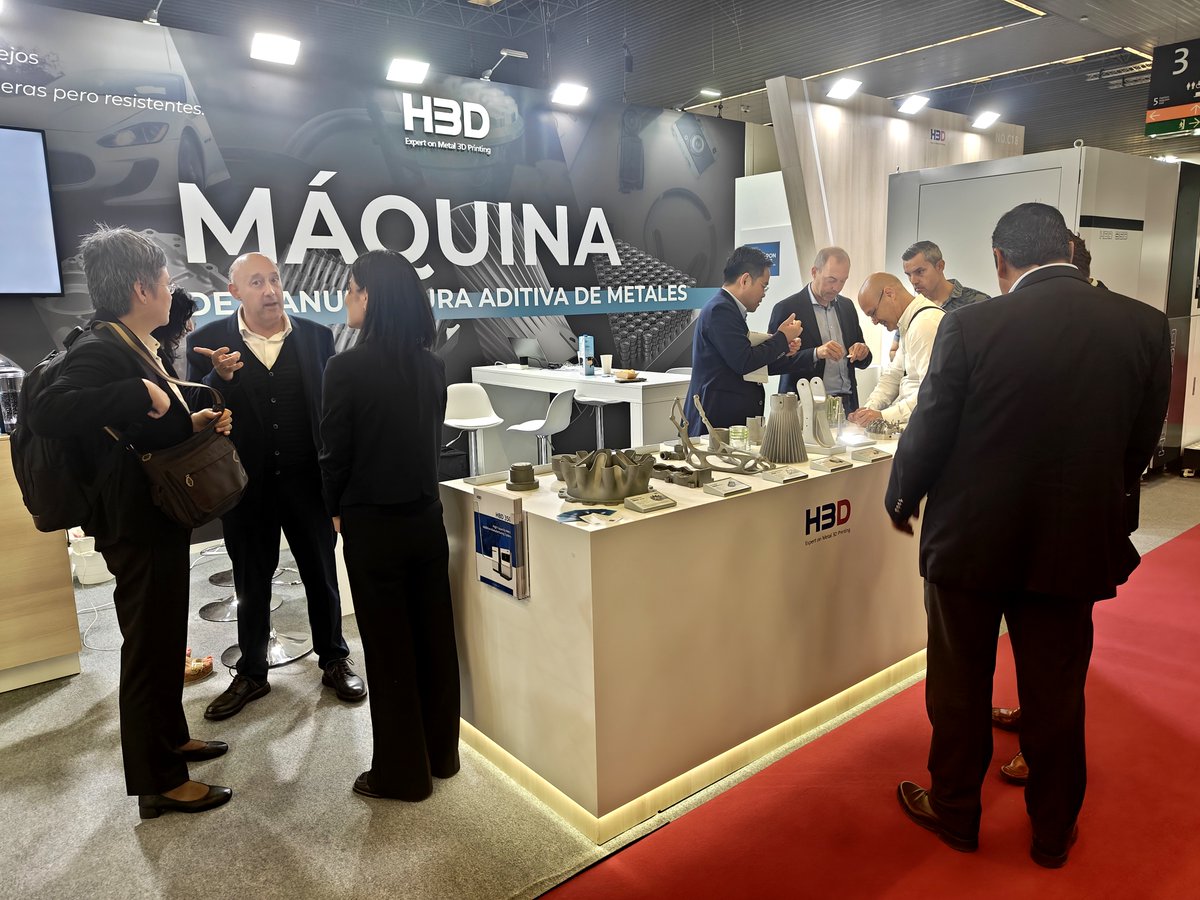 HBDAdditive2015's tweet image. 😘Many thanks to all of you who stopped by our booth during #ADDIT3D to engage with us! We really take pleasure in sharing with you and so much enjoy your enthusiasm! 👏Y esperamos que vernos muy pronto en España.

#HBDAdditiveManufacturing #Spain #Metal3DPrinting