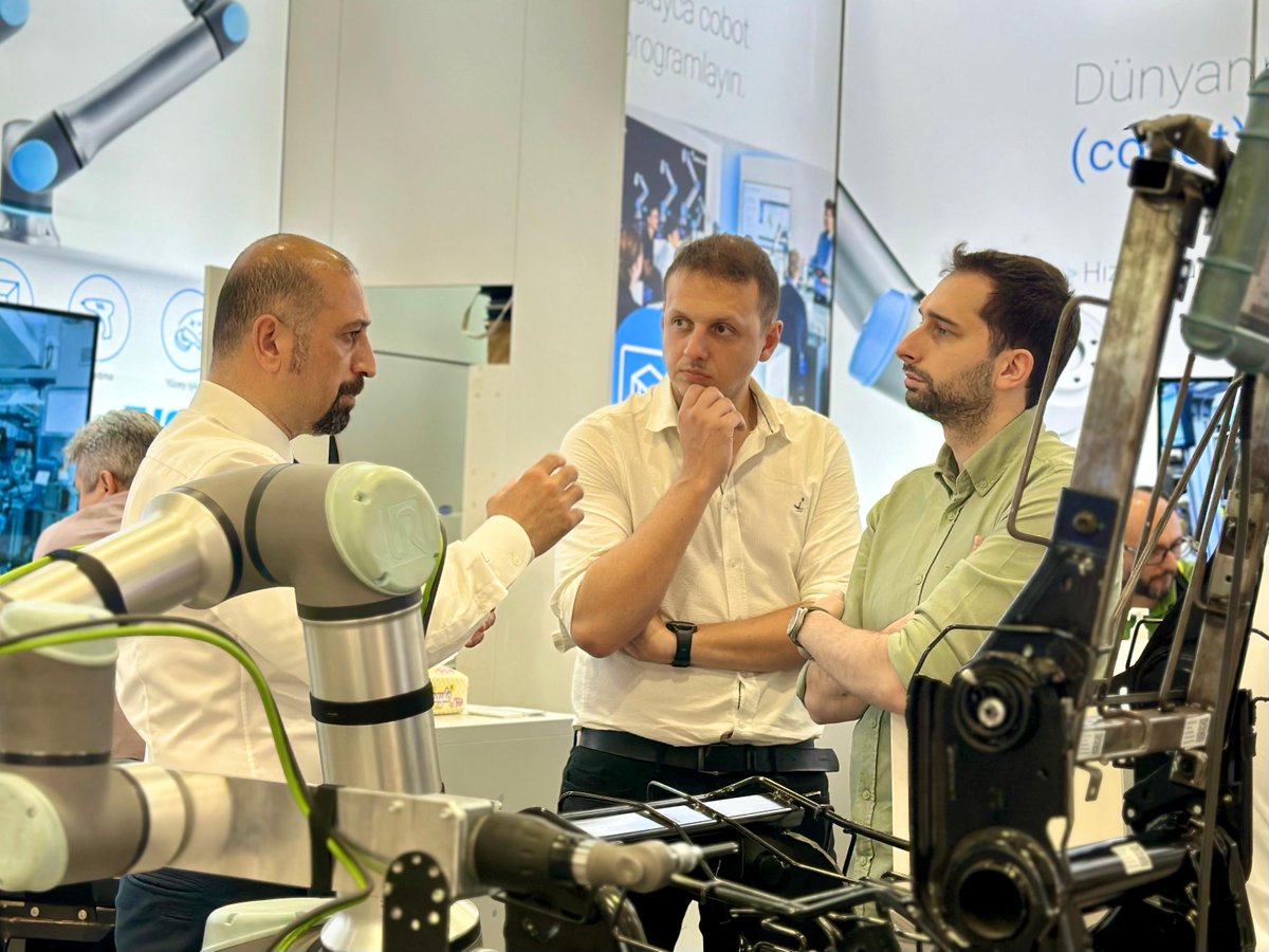 PulsarRobotik's tweet image. 🦾@WINEURASIA&apos;da geleceğin teknolojisini bugün deneyimleyin ve cobot&apos;lar ile üretiminizi bir üst seviyeye taşıyın!

Cobot ile ilgili sorularınızı yanıtlamak ve cobot teknolojisini sizlerle buluşturmak için @Universal_Robot standına bekliyoruz.

#WINeurasia #Cobot #PulsarRobotik