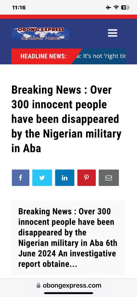 simon_ekpa's tweet photo. BREAKING 
Report reaching us has it that over 300 Biafrans has been kidnapped and killed by the Nigeria terrorist @HQNigerianArmy in Aba. Biafra Defence forces will respond, the consequences of this will be overwhelming. https://t.co/xXIG2Sw3Xl