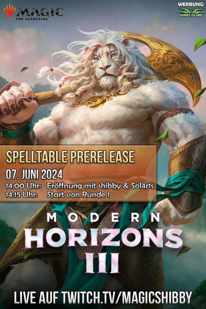 Bock auf Prerelease? 😊 Bei uns geht es gleich los ✌️
(Werbung)