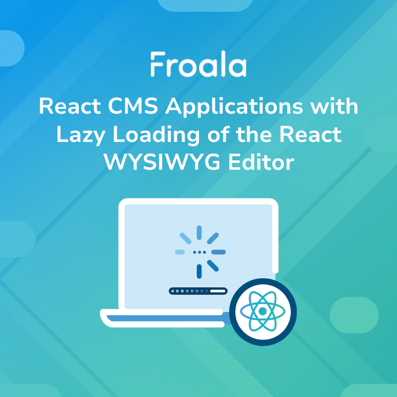froala's tweet image. 🌟Efficiently manage your React CMS app's resources with this handy guide! Explore the benefits of lazy loading for the React WYSIWYG editor.👉👉bit.ly/4aSqlYm
#ReactOptimization #Froala #CMSDevelopment #WebDev#WYSIWYGEditor