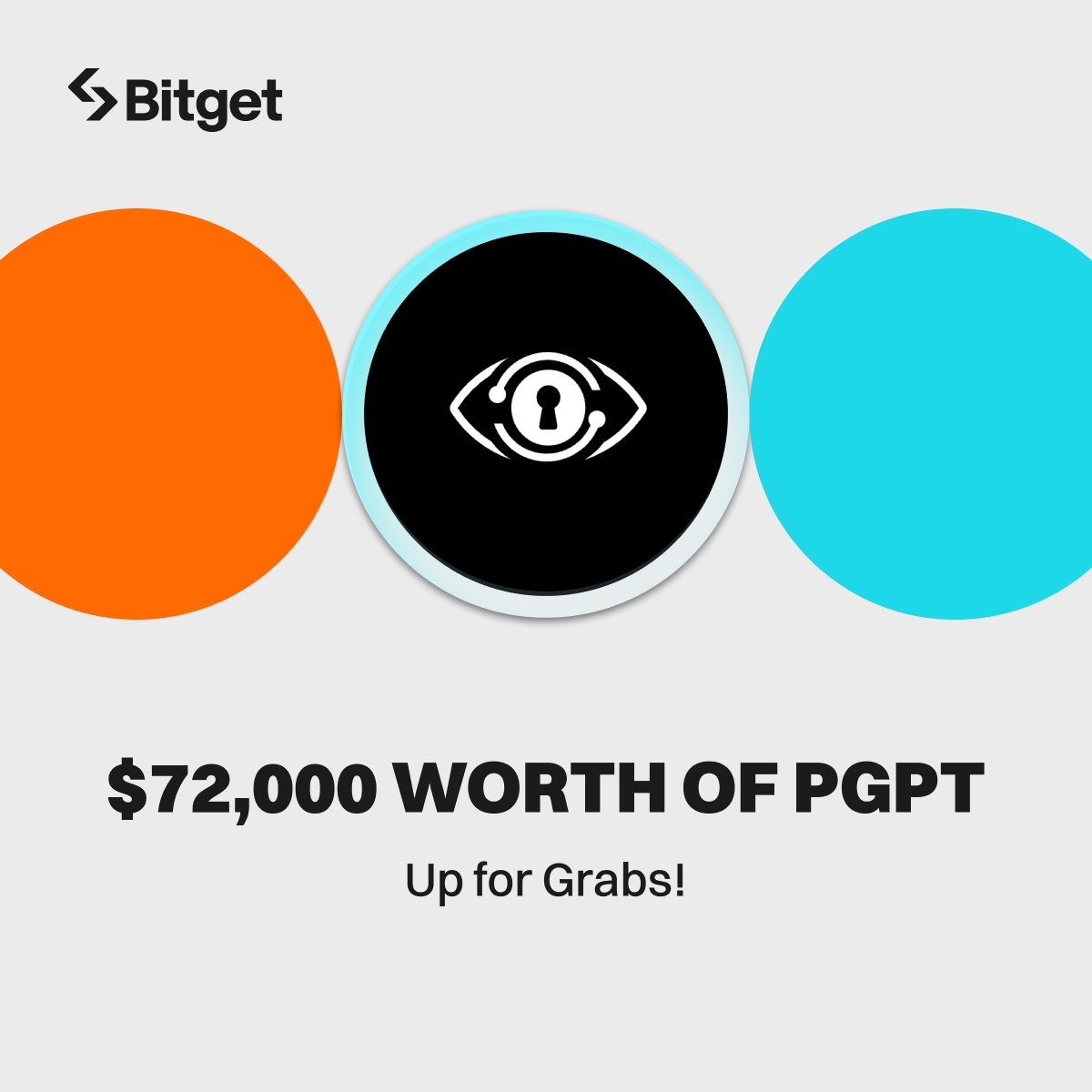 bitget's tweet image. $72,000 worth of $PGPT are up for grabs! 

🔥 Join now: bitget.com/support/articl… 

#Bitget 🤝 $PGPT Social Giveaway: win $30,000 worth of PGPT
1️⃣ Follow @bitgetglobal @privateAIcom
2️⃣ RT with #PGPTlistBitget &amp;amp; tag your pals 
3️⃣ Fill out: forms.gle/jRfJeFT5miE7Kq…