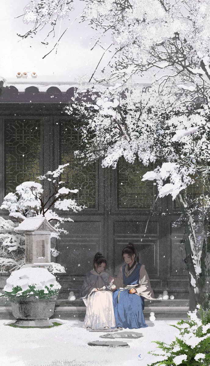 【叶问舟】
堆雪人~

#逆水寒 #遇见逆水寒 #叶问舟 #古风