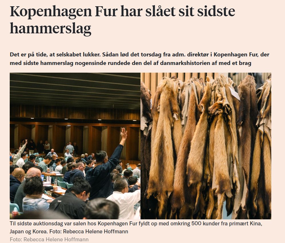 Kopenhagen Furs forretning burde have været forbudt for mange år siden. Der har i årevis været tale om systematiseret dyremishandling af millioner af dyr, der levede et uværdigt liv i alt for små bure, og under forhold, der var langt fra dyrenes naturlige behov.