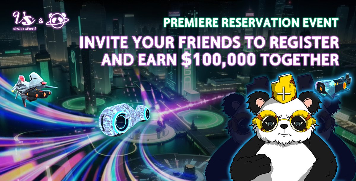 ArkOfPanda's tweet photo. 🌟🌟Game servers are living now!
🔥🔥Invite your friends to register and earn $100,000
Register now and mint your free Ark Of Panda invitation:
🕹 https://t.co/GSs5EinNTW🕹
🎮Game entrance: https://t.co/R3hO9JoX8J
#ArkOfPanda #web3fashion #meta #musicalworld https://t.co/1eApLiWFQB