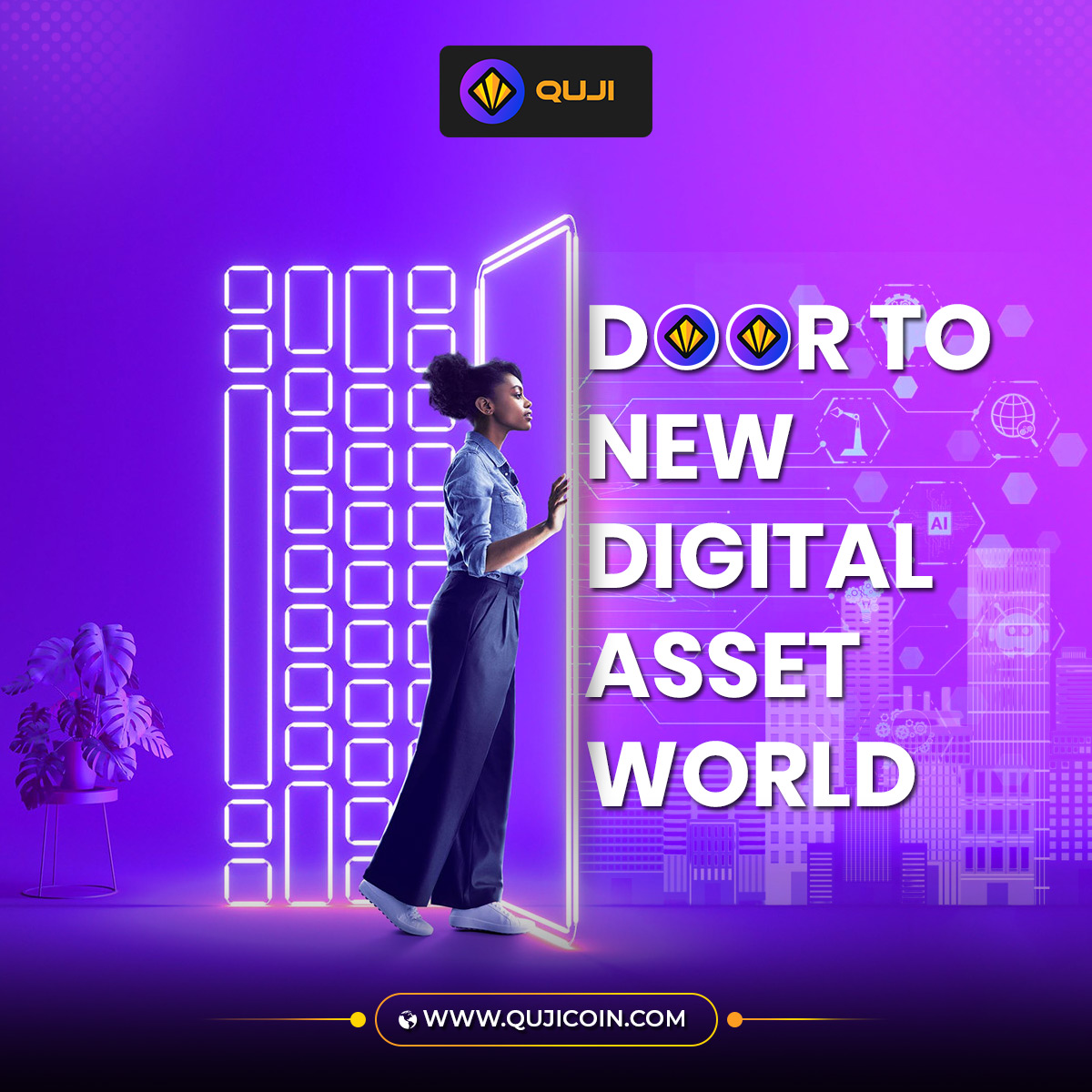 Qujicoin's tweet photo. 🚀 Are you ready to unlock the door to new digital asset world? 🚀
Invest in #QujiCoin now:👉 https://t.co/0zPDFSXRwr
.
.
.
.
.
#tokensale #crypto #cryptocurrency #cryptomarket #cryptoinvestors #predictionmining #cryptotrading #cryptotraders #defi #finance #decentralized #cryptopredictions