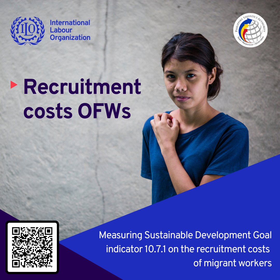 Recruitment costs of migrant workers &amp; impact of policies to protect Overseas Filipino Workers #OFW. 

ILO <a href="/PSAgovph/">Philippine Statistics Authority</a> report on measuring SDG indicator 10.7.1 on the recruitment costs of migrant workers: bit.ly/recruitmentcost