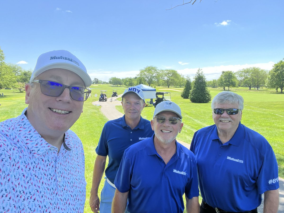 msb_dave's tweet photo. It’s always a great day to support our local Franklin Chamber of Commerce!  Mutual Savings Bank was Title Sponsor for the annual golf outing.  We had great fellowship and great weather! https://t.co/RUTfUv76LQ