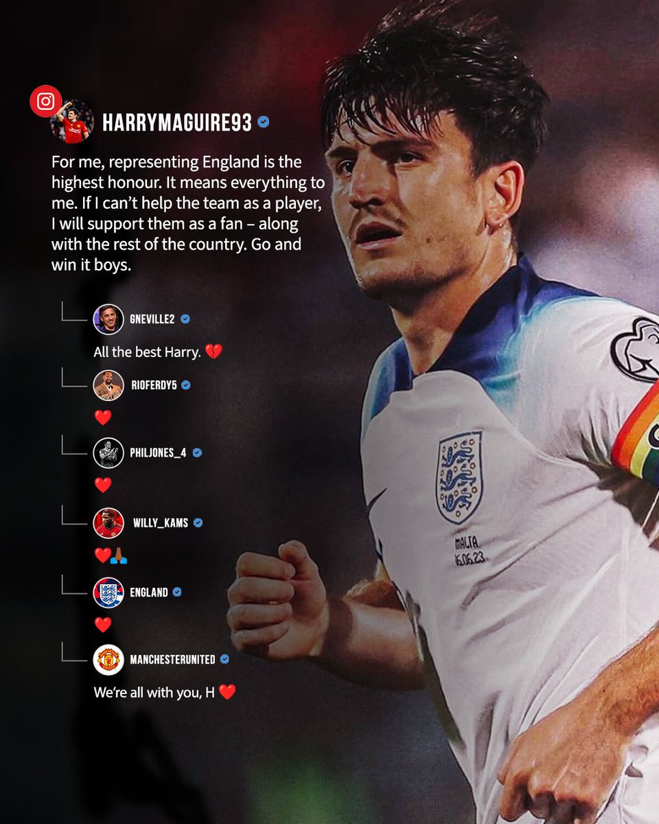 ManUtd's tweet photo. Together as always, Harry 💪🏴󠁧󠁢󠁥󠁮󠁧󠁿

#MUFC https://t.co/dQ9yX87Dmm