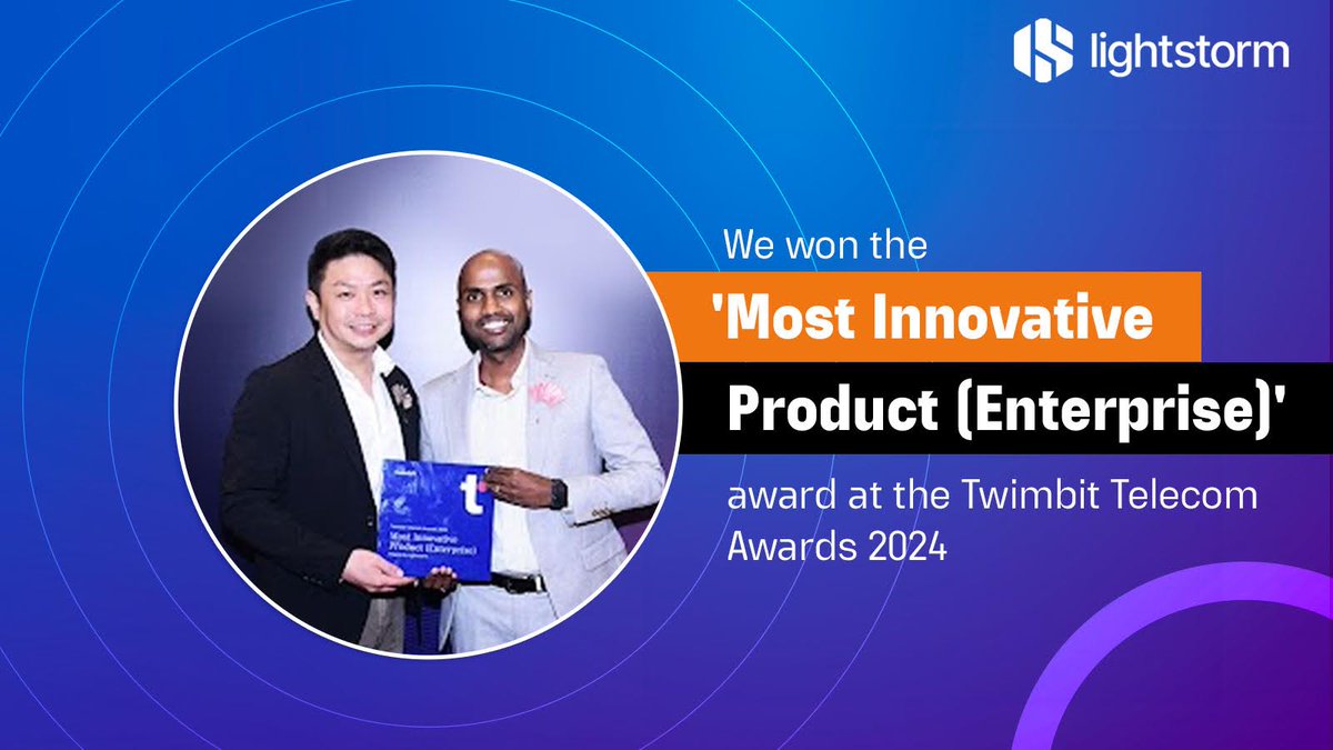 LightstormGroup's tweet image. #Lightstorm #ITW2024 #MayRecap #TwimbitTelecomAwards