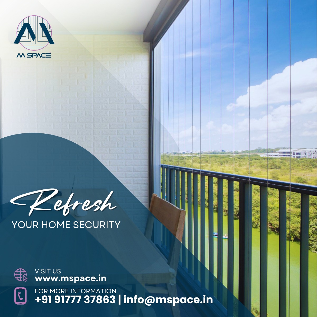Mspace_ap's tweet photo. Mspace Invisible Grilles తో మీ ఇంటిని ఒక అద్భుతమైన ప్లేస్ గా మార్చుకోండి. 200% భద్రత , అత్యుత్తమ నాణ్యత, 7 సంవత్సరాల వారంటీ , లైఫ్ లాంగ్ 0 మైంటెనెన్స్ Mspace మీకు అందిస్తుంది. 
#MSpace #invisiblegrills #invisiblegrilles #homedecor #balconygrills #corridorgrill #AndhraPradesh https://t.co/nhUoKDVBaM