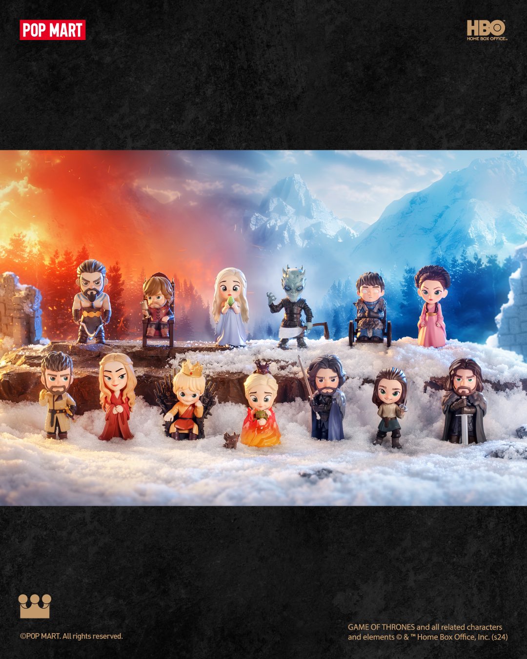 popmart ゲームオブスローンズ　12体セット Game of Thrones シリーズ 12個入りBOX[POPMART]《在庫切れ》