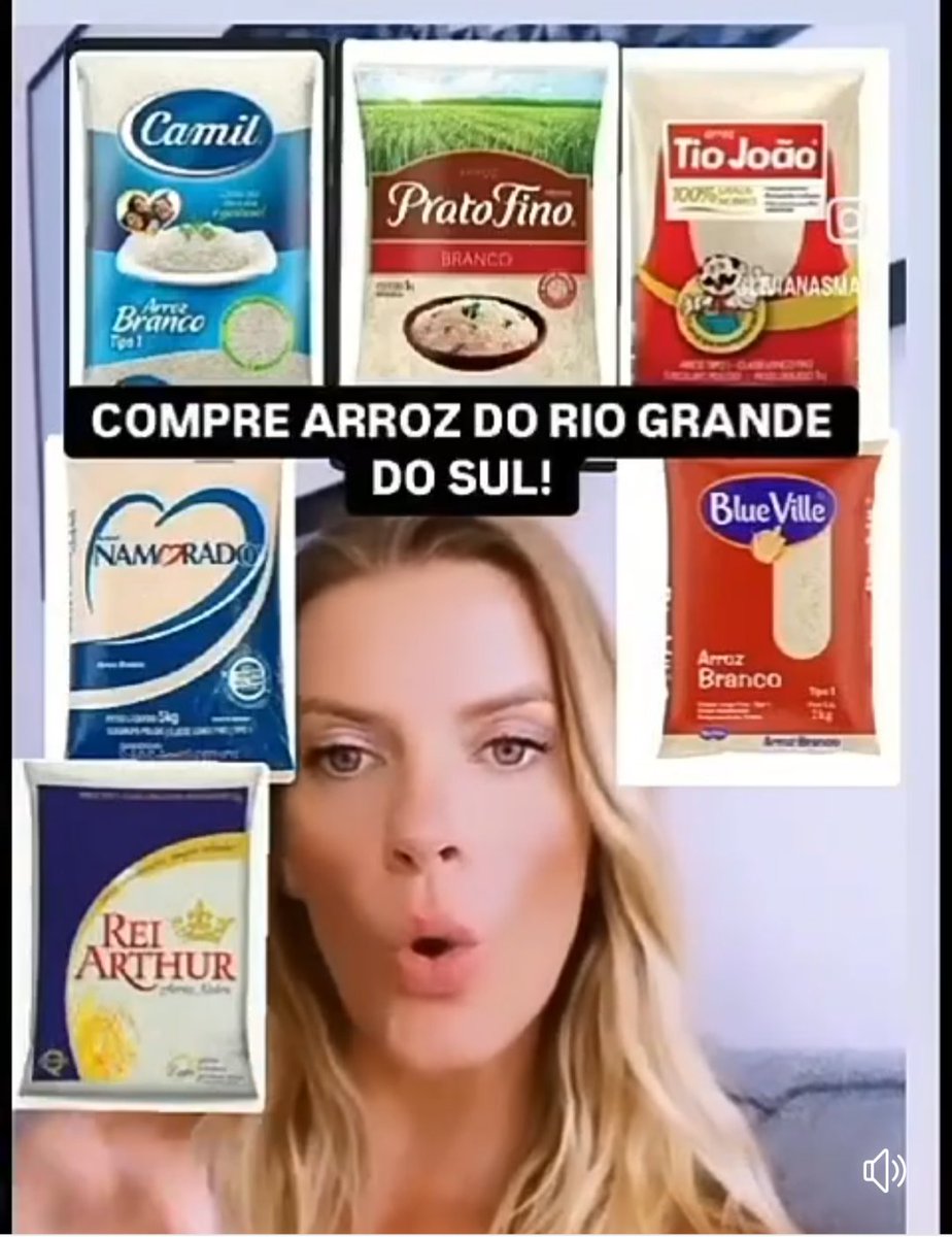Vamos ajudar o Sul, comprar arroz do povo do Sul