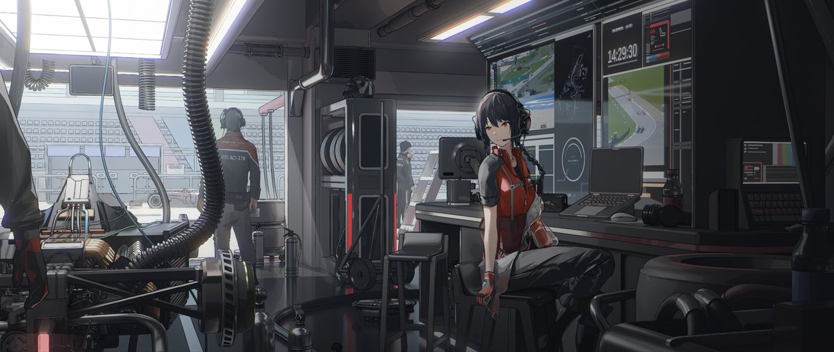 メカニックの思い出
#イラスト 
#オリジナル