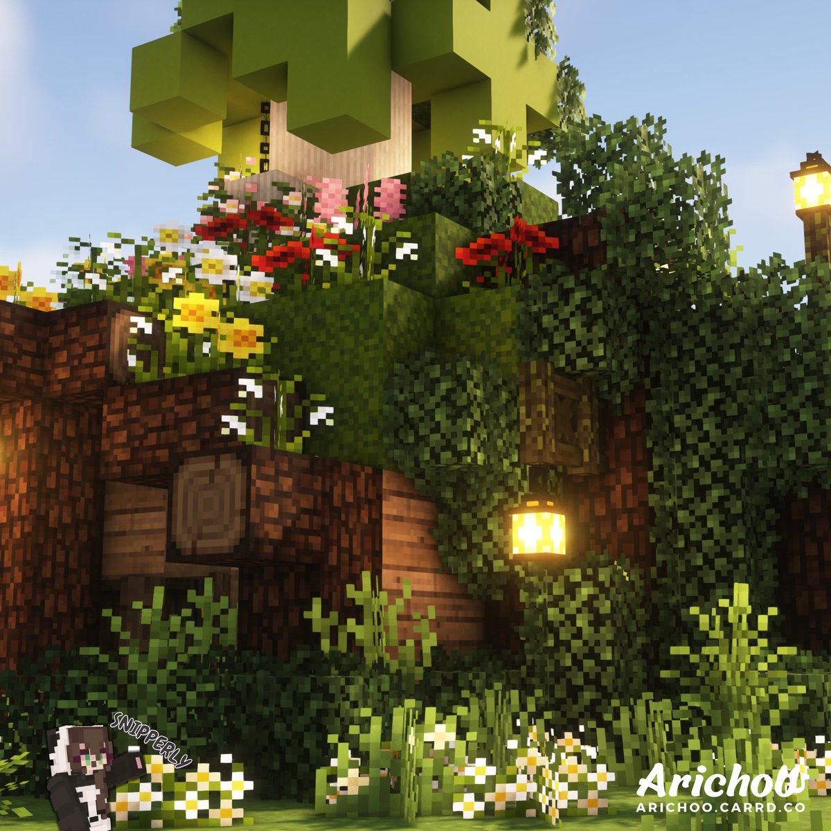 snipperly_'s tweet photo. close-ups of the Mossy Cabin me and Ari build ✨🌿
#minecraftbuild https://t.co/WqksRrFKRC