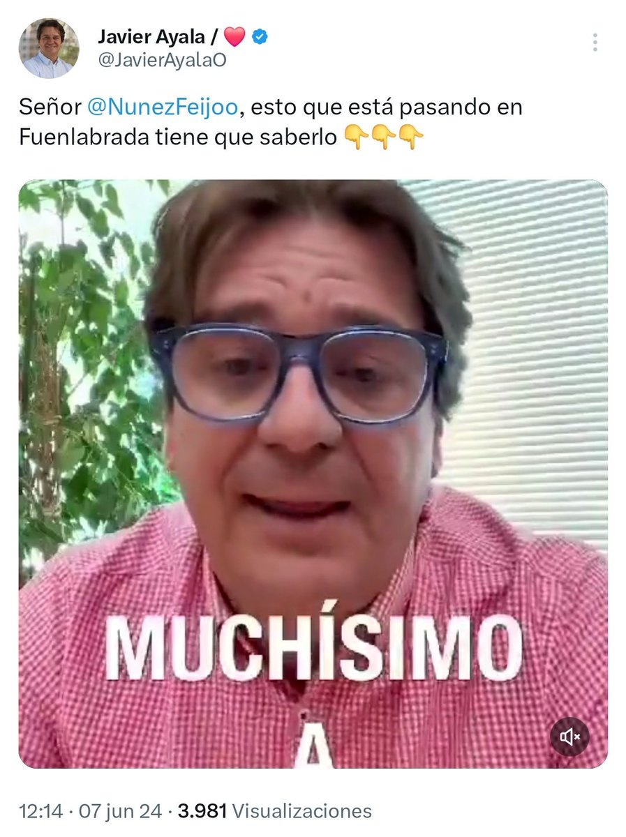 ¿Y por qué no hablas de esto con tú jefe, "el p*** amo", aprovechando que viene a #Fuenlabrada? Sobre todo porque es su competencia.