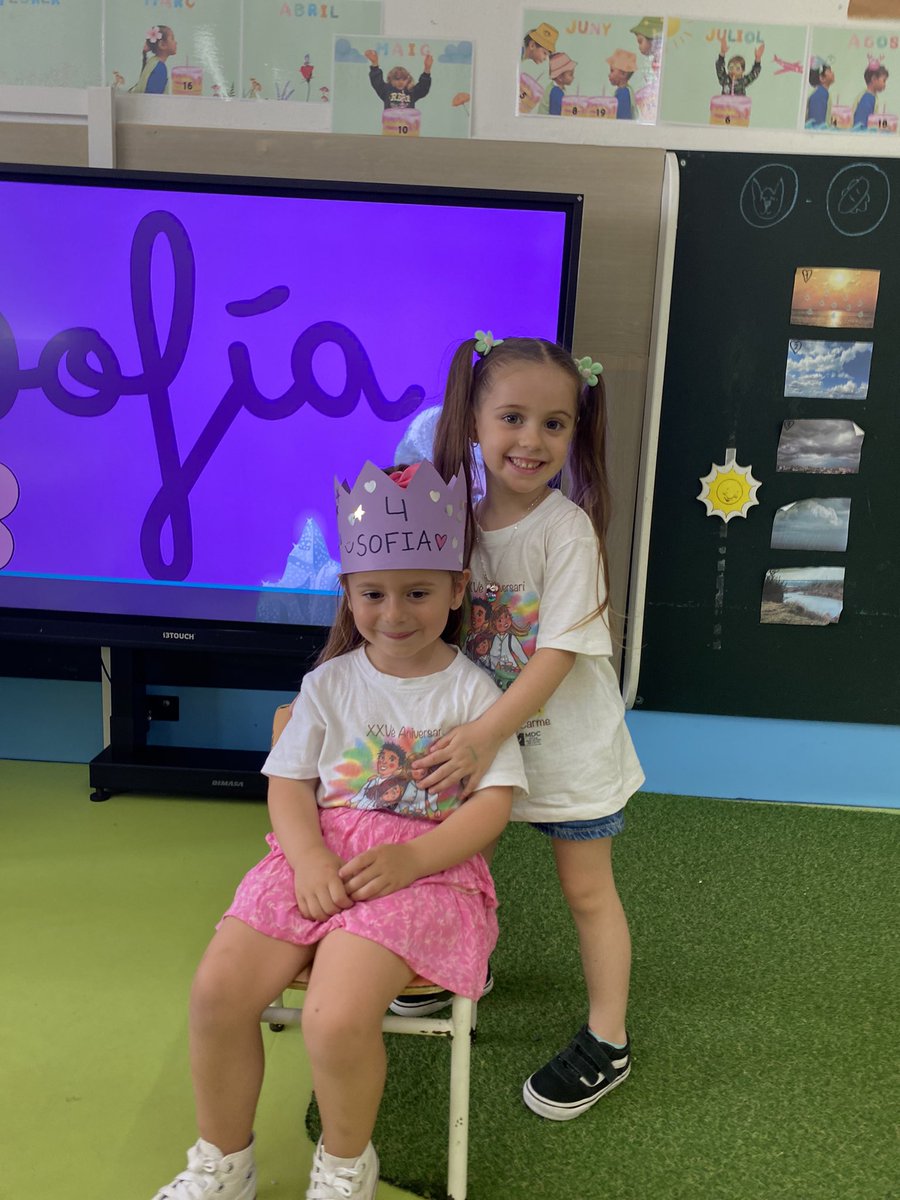 MdcCarla's tweet photo. Per molts anys Sofía preciosa🩷 feliços 4 anyets! Els camaleons t’estimem molt!!!😍 @escolamdcprat https://t.co/2szo1jhd9V