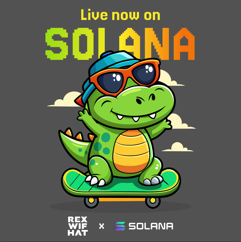 Hello world, a long-lost meme coin will live now on Solana! 🚀
👉 $REXHAT Address: AcV2T3mwLUqMiiqcsafVm35zwPQkmLrfRtaW3716Fzvi
🦖 Telegram: t.me/rexwifhatsolana
🦕 Website: rexwifhatsolana.com
📊 Chart: dexscreener.com/solana/cydx4ct…
🤑 Buy now: jup.ag/swap/USDC-AcV2…