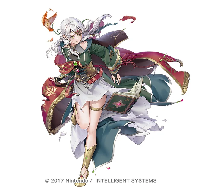 ファイアーエムブレム ヒーローズにて、響心英雄「暁に想う巫女 ミカヤ」を描かせていただきました! #FEヒーローズ 