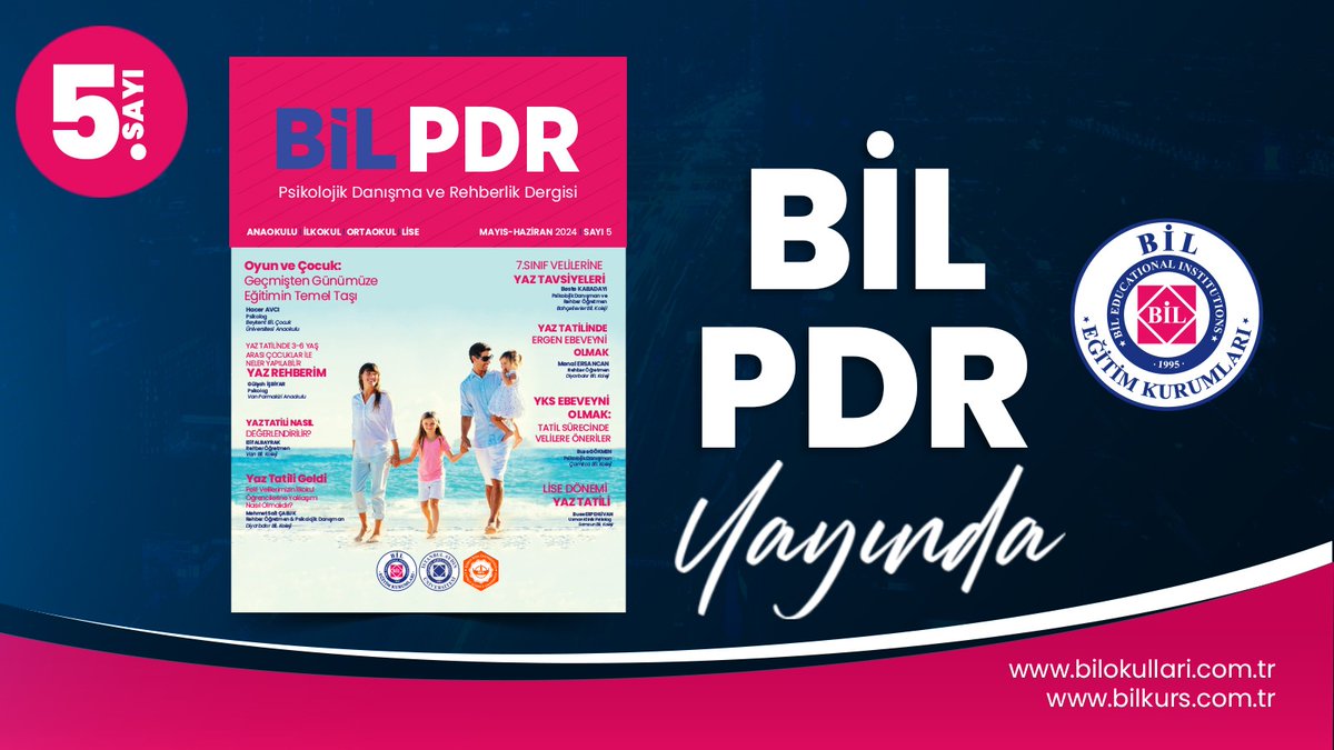 bilkolejleri's tweet photo. 𝗕𝗶𝗟 𝗣𝗗𝗥 5. Sayı Yayında!

Dergiyi Okumak için 👇
https://t.co/sRXEYqcmDB

@bil_kariyer https://t.co/DDLEPP5lE1