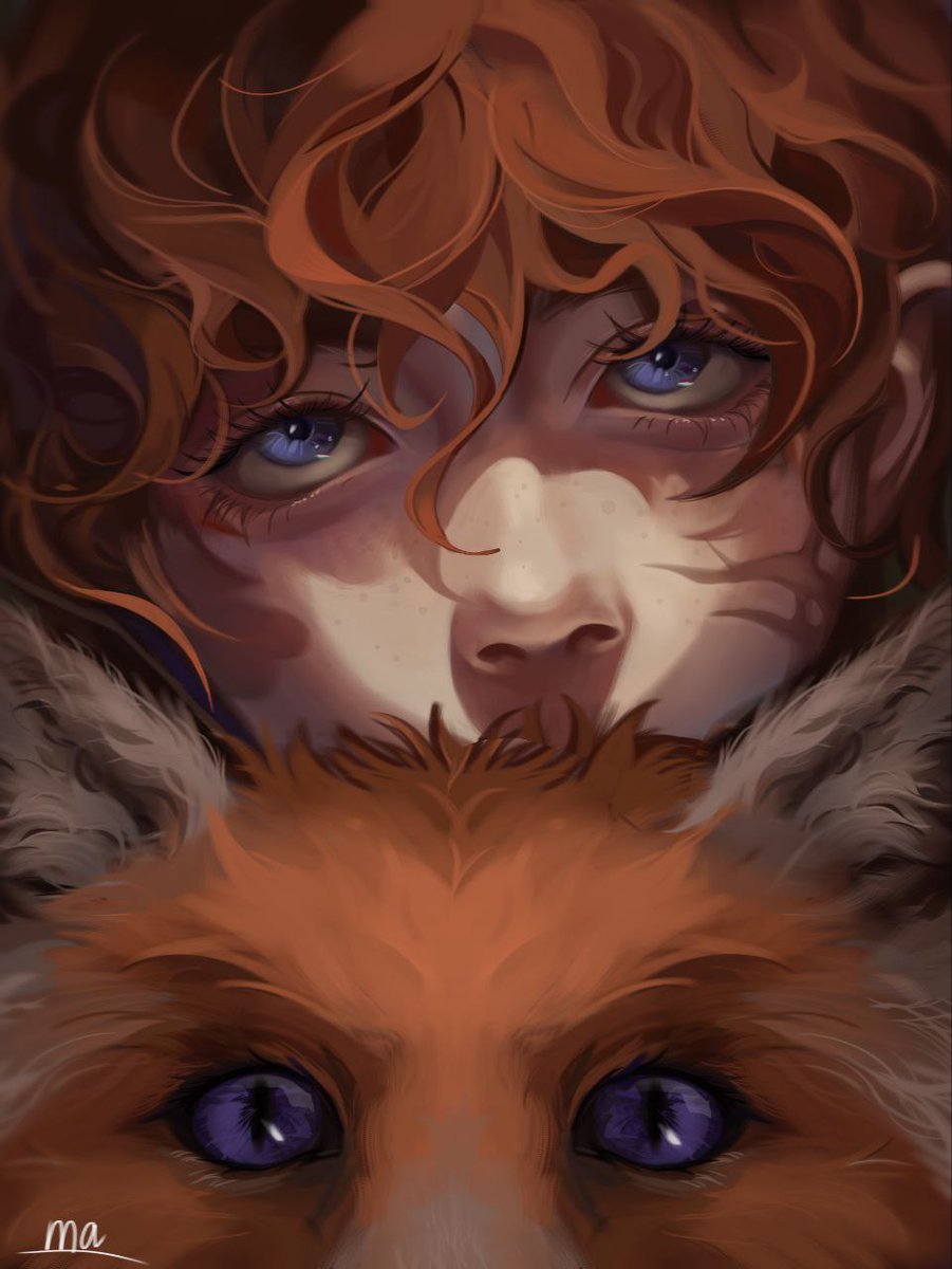 two foxes together🤏🏻
#aftgfanart