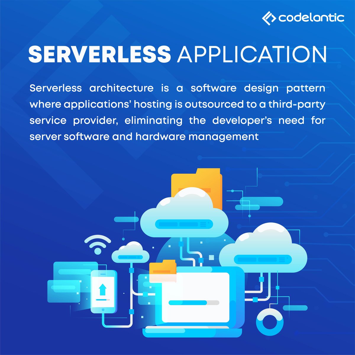 CodeLantic's tweet image. A lack of servers can be a massive relief for small businesses and solo developers who don't have the time or resources to manage their infrastructure.
#software #softwaredeveloper #softwaredevelopment #Serverless #ServerlessComputing