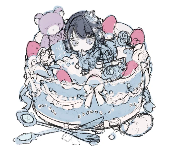 SDキャラでも背景はゴリゴリ描きたい 