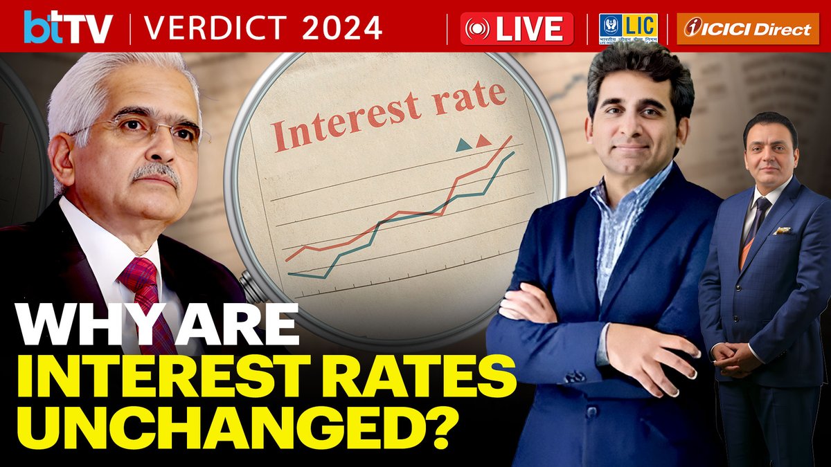 business_today's tweet image. RBI keeps Repo Rate unchanged at 6.5% for 8th time in a row

Watch LIVE: youtube.com/live/AT7AiSVSP… | #RBIBank #MonetaryPolicyCommittee #RepoRate

@szarabi