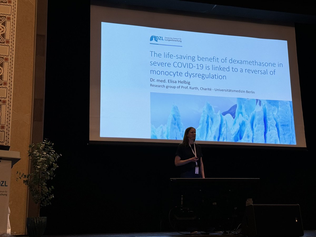 HeroldLab's tweet photo. Elisa Helbig and @HeroldSusa are presenting the early career highlights &amp; breaking news from pneumonia and acute lung injury at the @dzlacademy annual conference 🫁 https://t.co/TABgptDJ2v