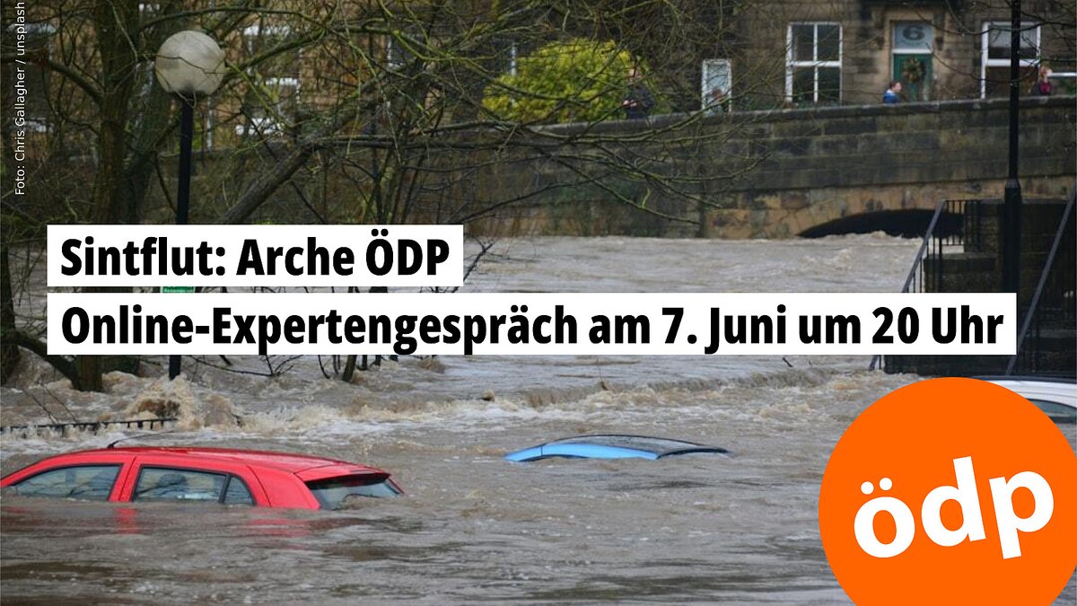 Die #ÖDP hat schon lange ein #Hochwasser-Schutzkonzept. Die Natur zeigt, was am besten wirkt. Bei der Online-Veranstaltung heute 20:00 Uhr diskutieren wir: Welche Maßnahmen sind – von der kommunalen bis hin zur EU-Ebene – nötig?
📣 Infos und Zugangsdaten: oedp.de/aktuelles/news…