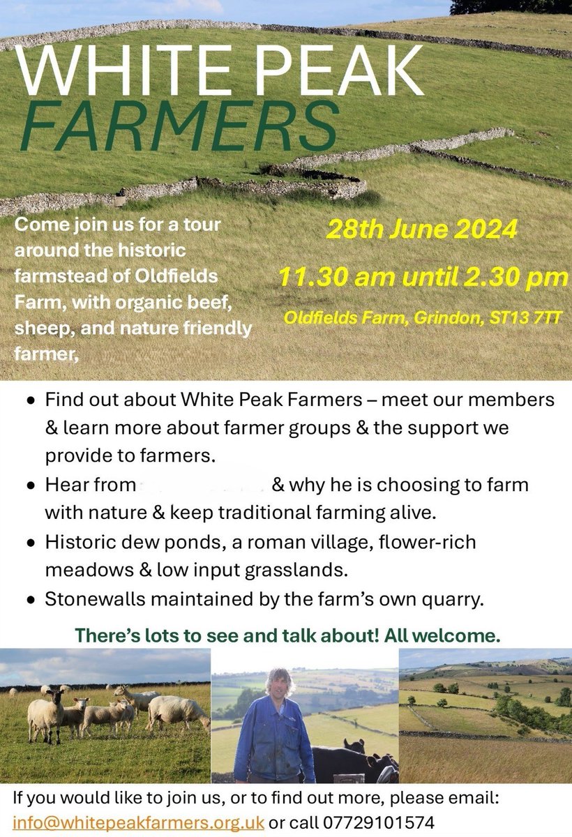We  are holding a farm walk to kick start our programme of activities and  looking forward to hearing from the farm about their work to farm with  nature. If you would like to join us, please get in touch.