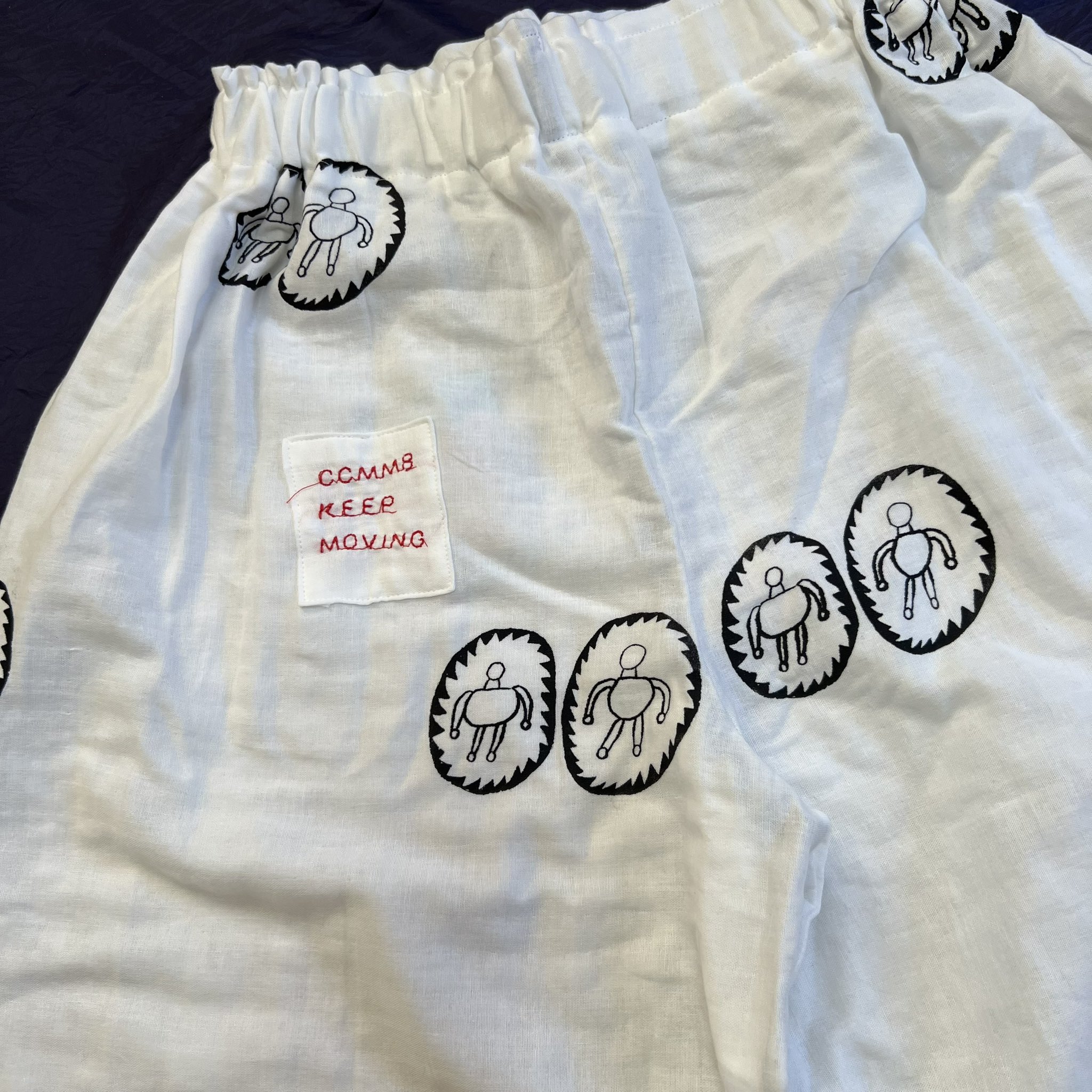 CCMMB チャチャマンボ　ガーゼパンツ CCMMB チャチャマンボ ガーゼパンツ silkscreenprinting | STORES