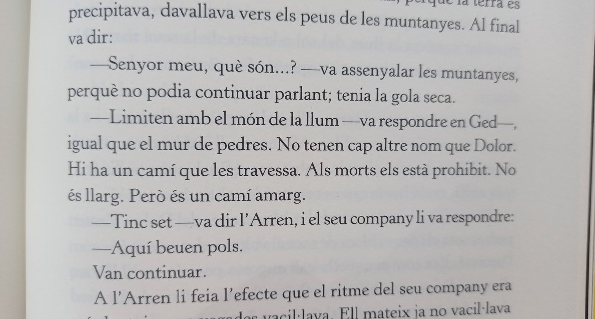 Petites grans genialitats d'una escriptora especial que m'agrada considerar mestra.
"La costa més llunyana", Ursula K. le Guin