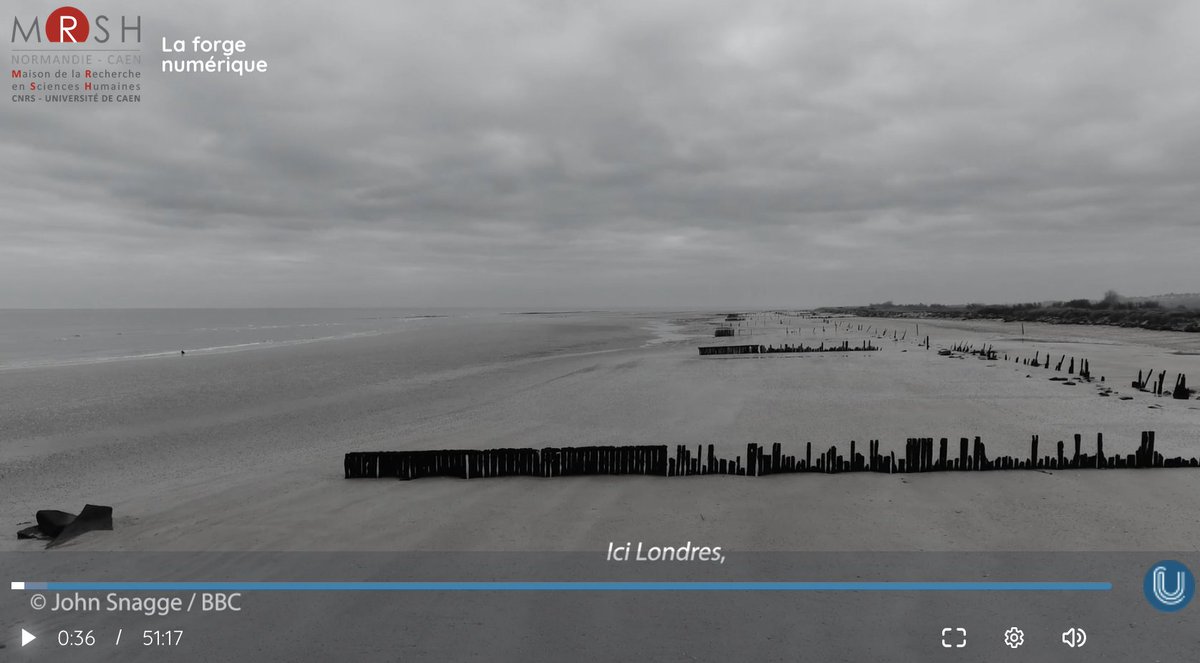 #DDay80 #BatailledeNormandie | L'autre Débarquement : les correspondants de guerre en Normandie.
Un film de 52' de P. Vannier avec un focus sur le rôle des femmes reporters. Disponible sur <a href="/Canal_U/">Canal-U</a>, également en version audio  ▶️  canal-u.tv/chaines/la-for…

#DDay #6juin