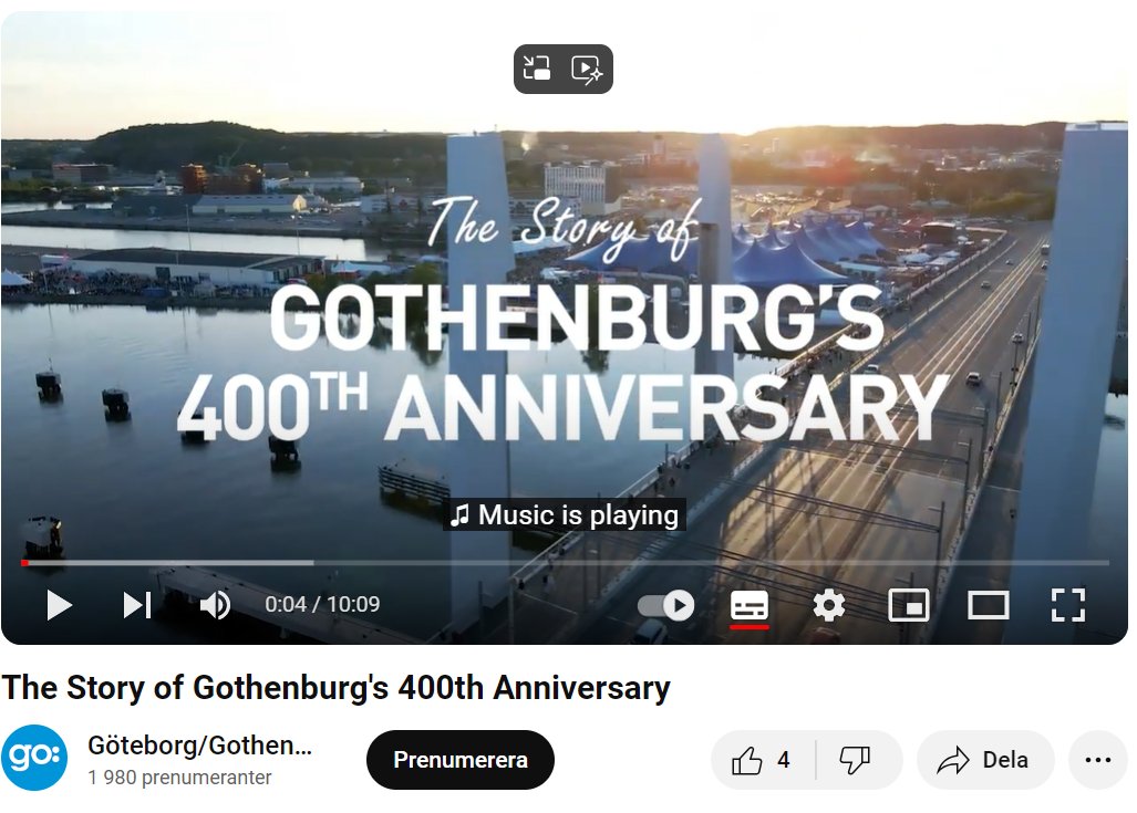 The Story of Gothenburg's 400th Anniversary in 10 minuts 😍🇸🇪🎉

youtu.be/FU5qiHwWgIs?fe…