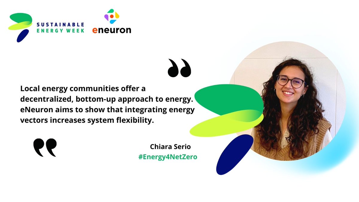eNeuronproject's tweet photo. 💛 #eNeuron is working on the transition towards a green, decarbonized power from local and renewable sources &amp; local energy communities (LECs) are a key component in this

For more info: https://t.co/EQt7GnEWNi

#Energy4NetZero #EUSEW2024 https://t.co/2XHQpMaXrm