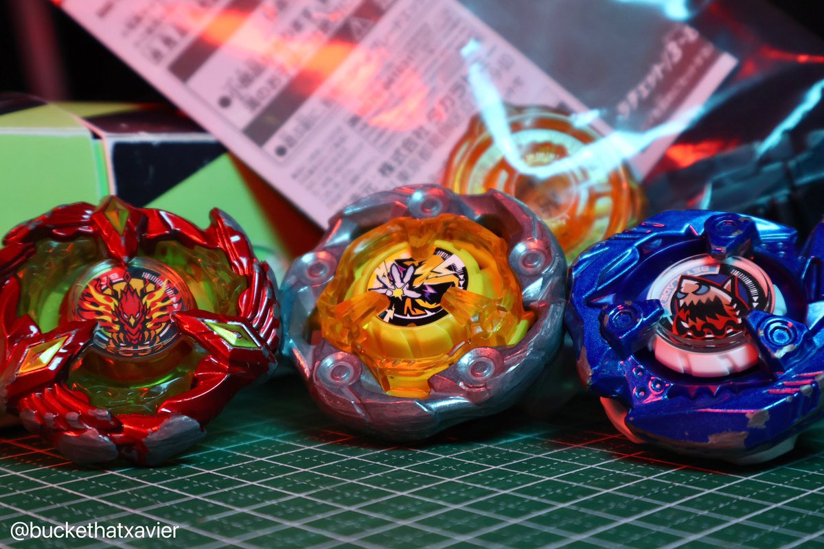 buckethatxavier's tweet photo. ⚙️Beyblade X G3 Tournament⚙️
🥉st place
Date : 15/5/2024
Format : Swiss

COMBO :
PhoenixWings 3-60 Rush
WizardRod 1-60 Ball
SharkEdge 5-60 Orb

WizardRod with 1-60 Ratchet prove the COMEBACK IS REALLL↩️

#beyblade #beybladex 
#beyblademalaysia #ベイブレード https://t.co/YZFMx0QS8w