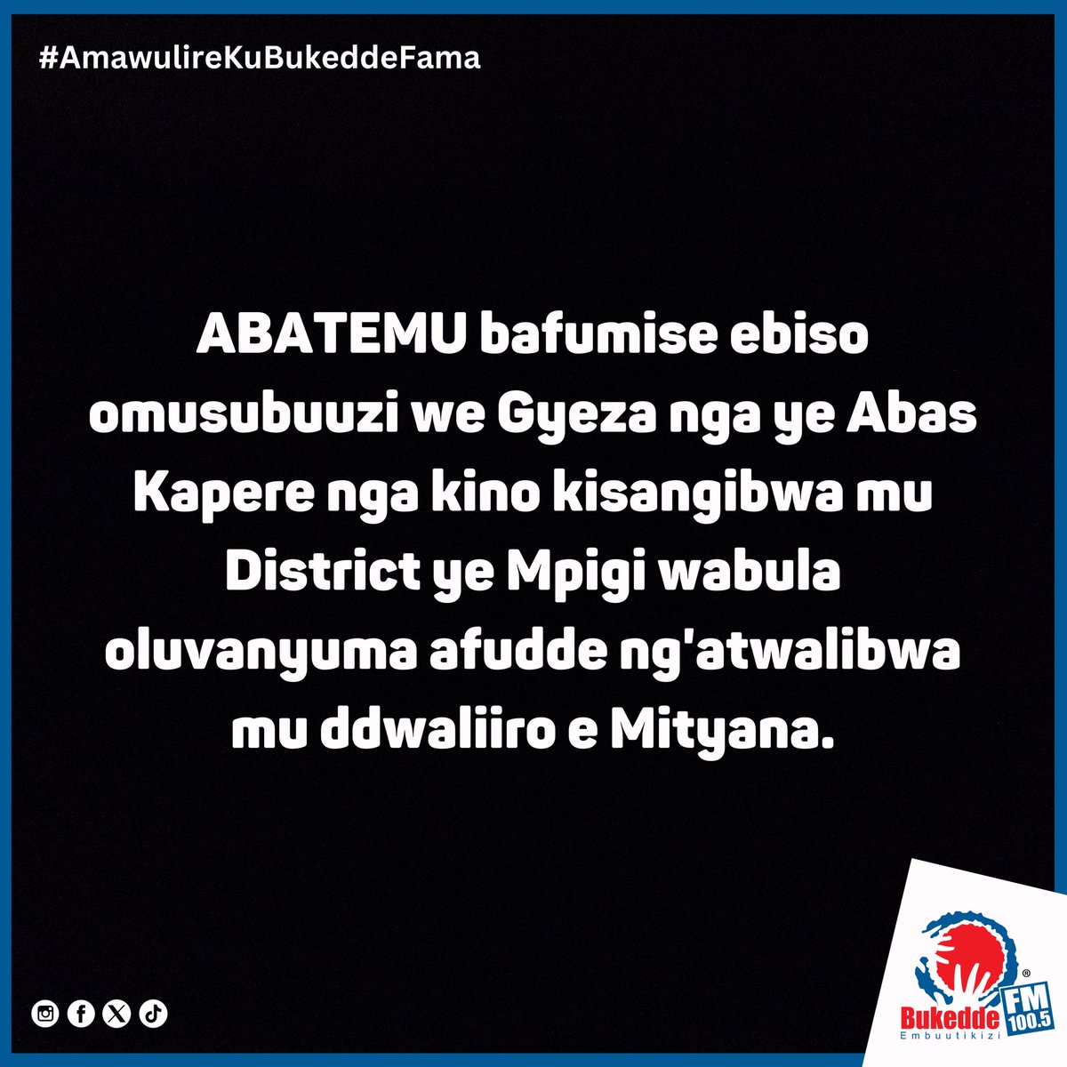 Bukedde Fama tweet media
