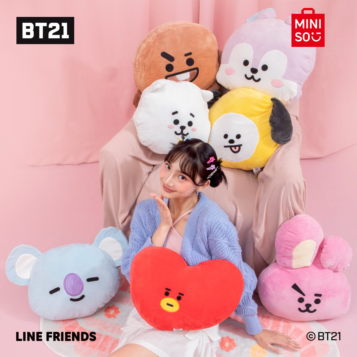 adanhiza's tweet photo. Beneran deh pengen banget koleksi BT21 MINISO INDO!! Pas tau mau launch langsung nabung dulu biar bisa borong! #MINISOINDO https://t.co/2UhE5ba70l