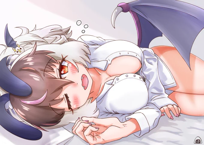 ウサコ様の記念ボイスが良すぎたため聴キながら妄想した寝起キウサでちゅ#うさこペイント 