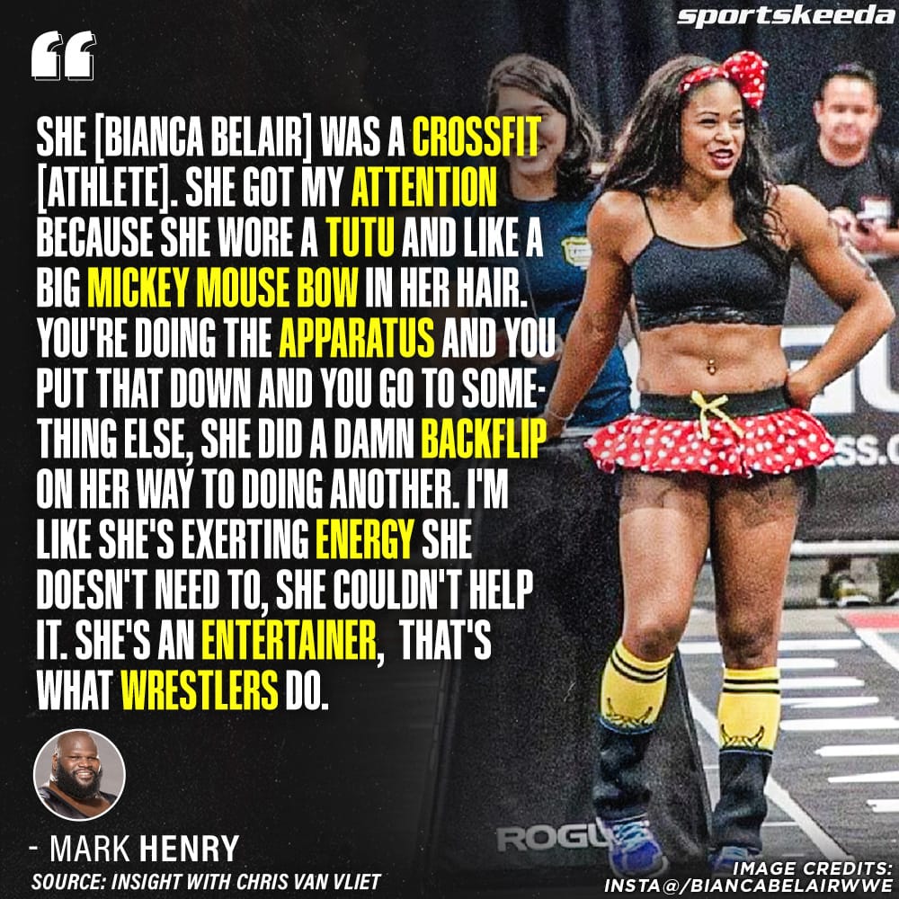 SKWrestling_'s tweet image. #MarkHenry talks about discovering #BiancaBelair.
