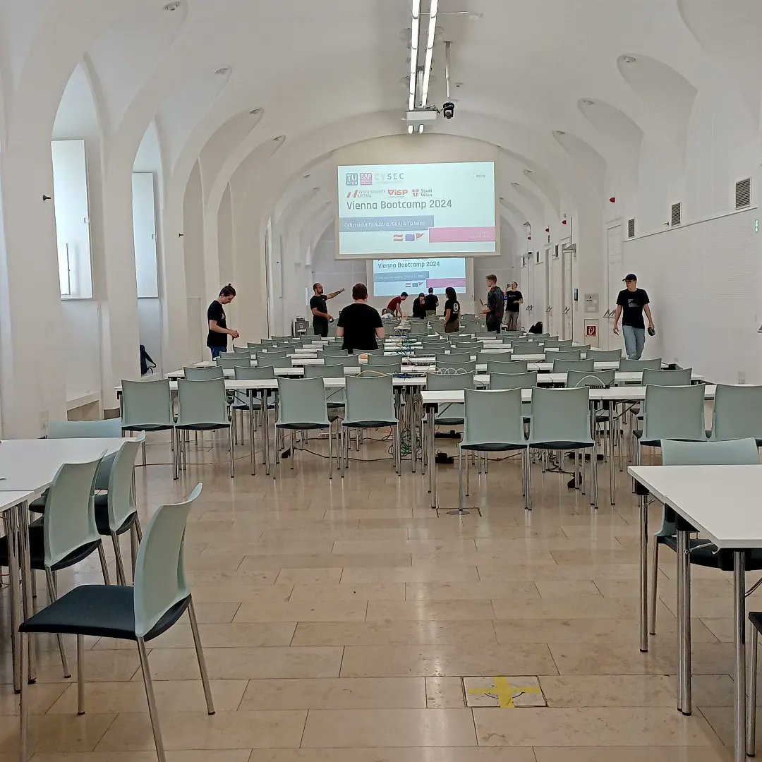 Very soon the Vienna boot camp will start at Technical university of Vienna. Czech Cyber Team is here, ready to learn new stuff and network with other European teams. #budkyber #ecsc2024