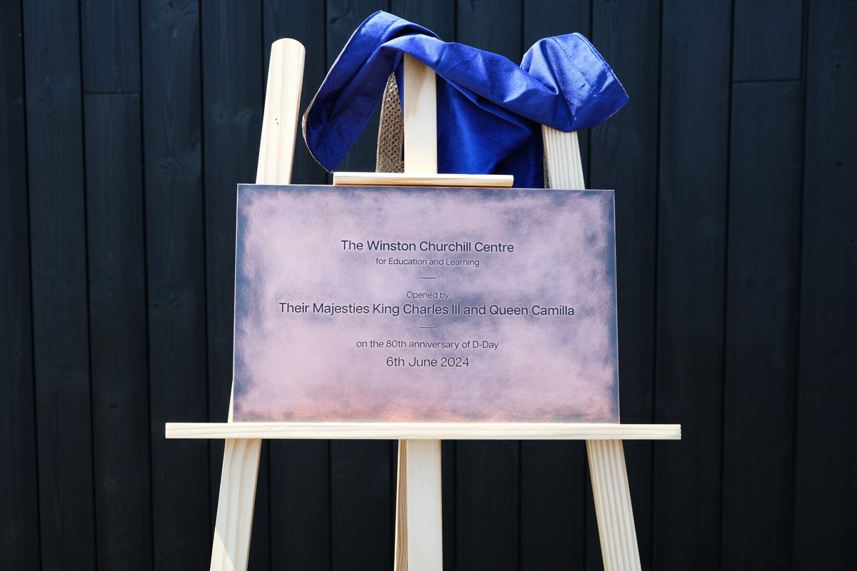 On the 80th anniversary of D-Day, the Winston Churchill Centre for Education and Learning was officially opened by Their Majesties The King and The Queen.  

With thanks to principal sponsor <a href="/BAESystemsplc/">BAE Systems</a>.

<a href="/RoyalFamily/">The Royal Family</a> #DDay80
