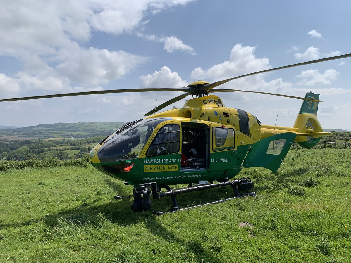 Great view over the Isle of Wight yesterday when responding to a rural incident.
