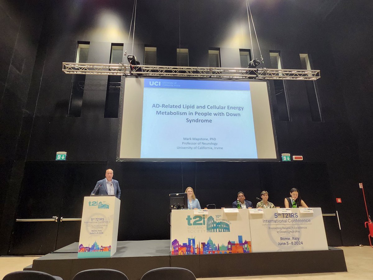 Learning about metabolic and lipidomic plasma biomarkers that could signal Alzheimer disease in Down Syndrome from Mark Mapstone <a href="/abc_ds_/">Alzheimer Biomarkers Consortium — Down Syndrome</a> #t21rs