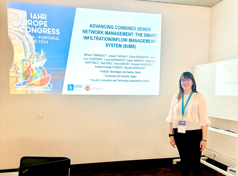 LIFEreseau's tweet photo. As we announced, this week @LIFEreseau  has been presented at the EUROPE CONGRESS of the @IAHR in Lisbon.

Here you have some pictures of the presentation of our colleague Míriam Timiraos Díaz from @itg_imagine  Technology Center. https://t.co/GGYVGYP9Ur