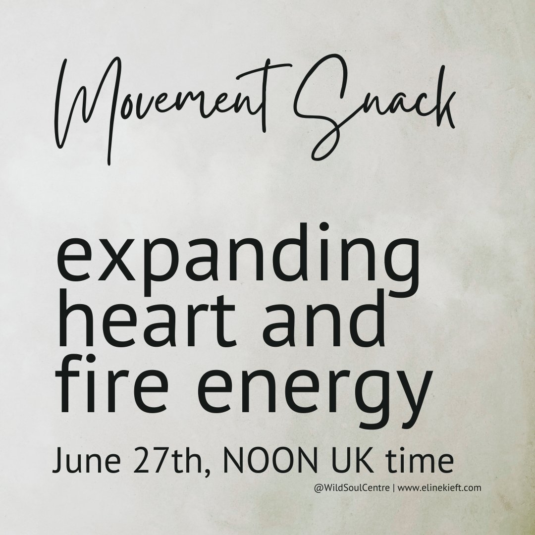 SomaticsAndPain (@somaticsandpain) on Twitter photo Movement snack with <a href="/ElineKieft/">Eline Kieft</a> 27th June noon UK time. 15 mins moving + 15 mins chat. Open to all.
A chance to get moving gently during your day.
Joining link under 'Upcoming events':
elinekieft.com/link-in-bio
<a href="/CarterBernie/">Bernie Carter</a> <a href="/IanTennant_PhD/">Ian Tennant</a> <a href="/DrAlineHaas/">Dr Aline Haas</a> <a href="/AnnaMacdonald4/">Anna Macdonald</a> <a href="/RosaSenCis/">Rosamaria K Cisneros 💛❤️</a> Movement snack with <a href="/ElineKieft/">Eline Kieft</a> 27th June noon UK time. 15 mins moving + 15 mins chat. Open to all.
A chance to get moving gently during your day.
Joining link under 'Upcoming events':
elinekieft.com/link-in-bio
<a href="/CarterBernie/">Bernie Carter</a> <a href="/IanTennant_PhD/">Ian Tennant</a> <a href="/DrAlineHaas/">Dr Aline Haas</a> <a href="/AnnaMacdonald4/">Anna Macdonald</a> <a href="/RosaSenCis/">Rosamaria K Cisneros 💛❤️</a>