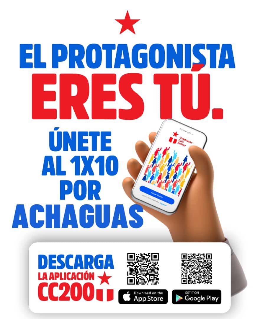 Militancia del PSUV en el Municipio Achaguas, es hora de actuar. #Maquinaria1x10, Trabajemos por la victoria contundente de Nicolás Maduro este 28 de julio.  <a href="/NicolasMaduro/">Nicolás Maduro</a> <a href="/dcabellor/">Diosdado Cabello R</a> <a href="/eduardopiate2/">eduardo piñate</a> <a href="/CuatroFWeb/">Cuatro F Web</a> <a href="/villapolpsuv/">Gustavo Villapol</a> <a href="/PartidoPSUV/">PSUV</a> <a href="/PartidoPSUV/">PSUV</a>